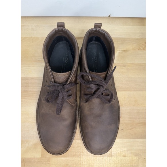 ECCO Men\'s Gore-Tex Waterproof Brown‎ Leather Chukka Boots EUR 45 US 11-11.5 main image 6